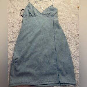 Glitter blue dress
